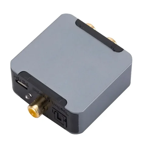ЦАП Цифро-аналоговый аудиоконвертер оптический SPDIF Toslink коаксиальный вход в L/R RCA Разъем 3,5 мм выход усилителя для наушников