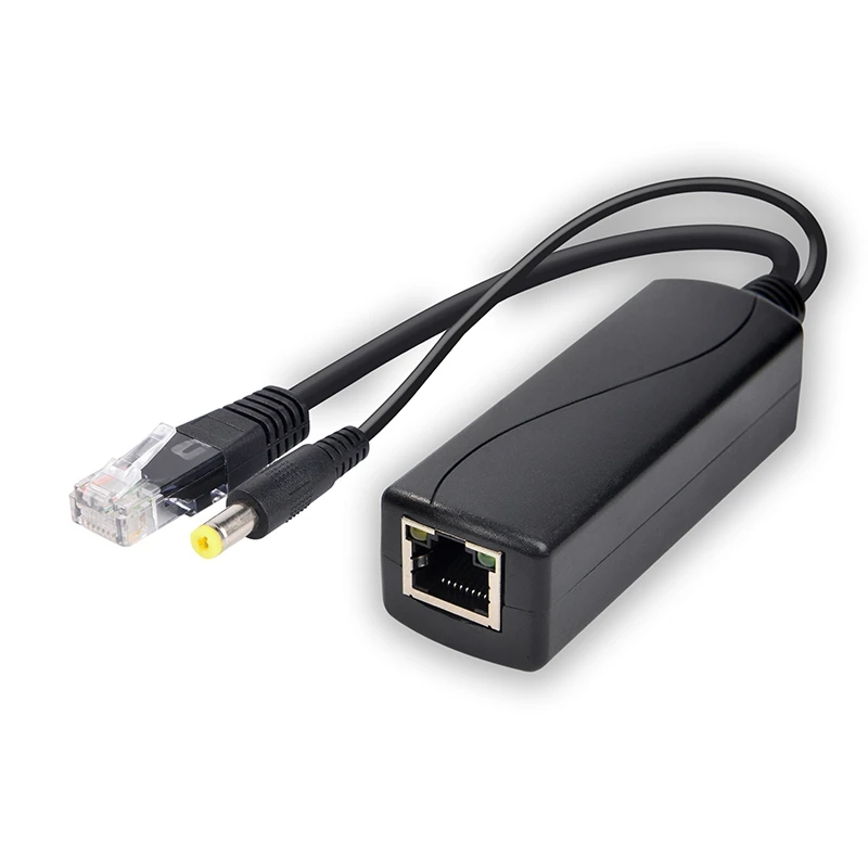 PS5712TG Gigabit Power Over Ethernet-сплиттер 10/100/1000 Мбит/с RJ45 Поддержка IEEE802.3 Af/At (30 Вт) PoE-сплиттер