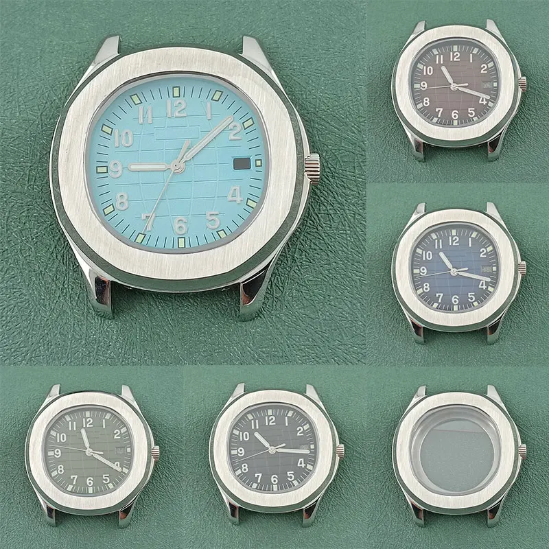 

Чехол для часов 42 мм, подходит для движения NH35 NH36, циферблат с логотипом на заказ, сапфировое стекло, аксессуары для часов из нержавеющей стали, запчасти