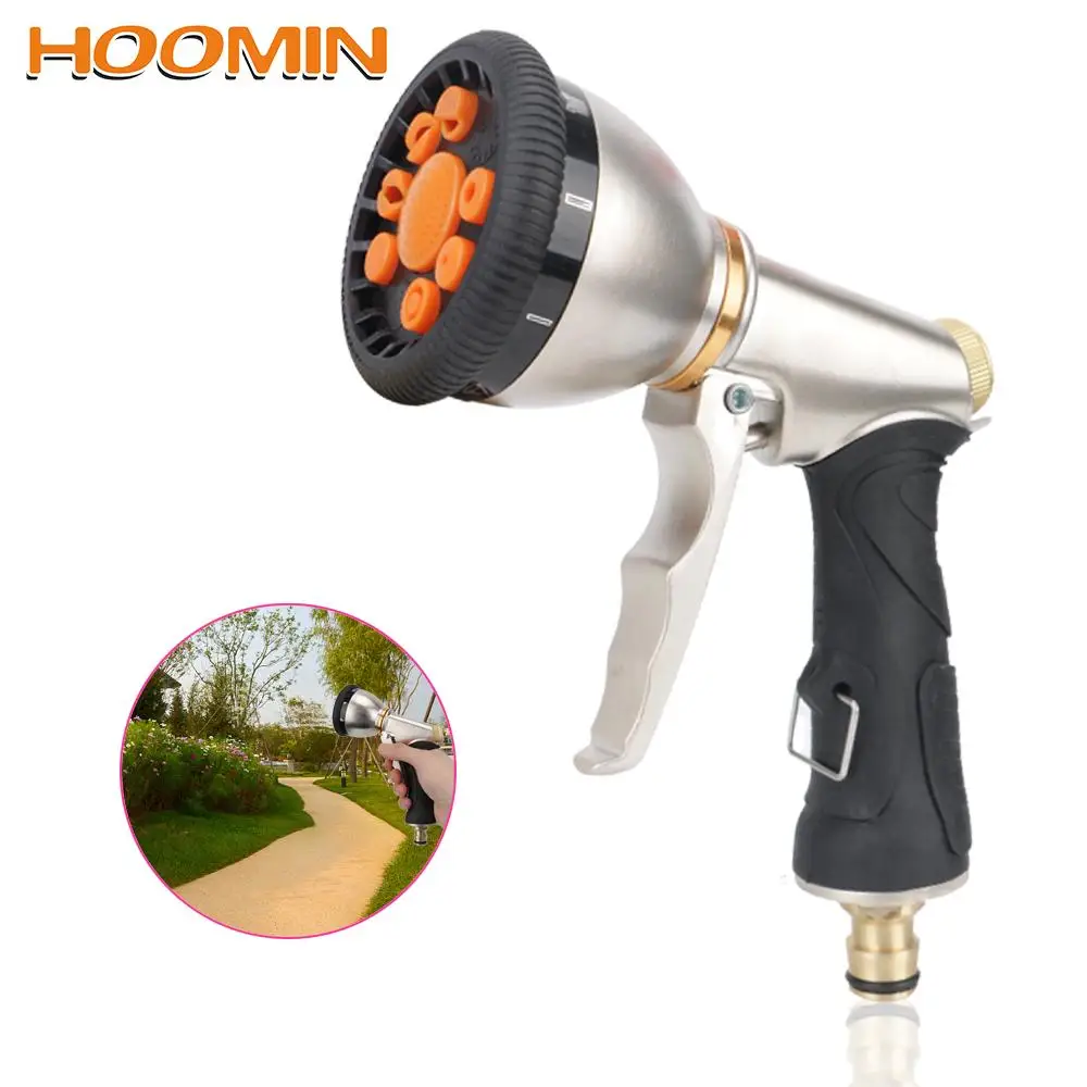 

Garden Watering Sprinkle Variable Flow Controls High-Pressure Rotary Water Spray Gun Irrigation Tool Car Washer Adjustable