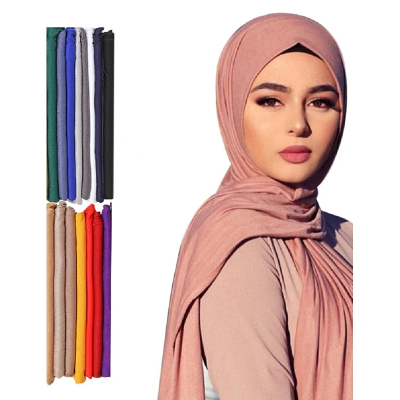 

Long Scarf Wraps For Women Cotton Hemp Scarf Crinkle Hijab Scarf Shawl Muslim Long Blend Crinkle Shawl Neck Wrap DXAA