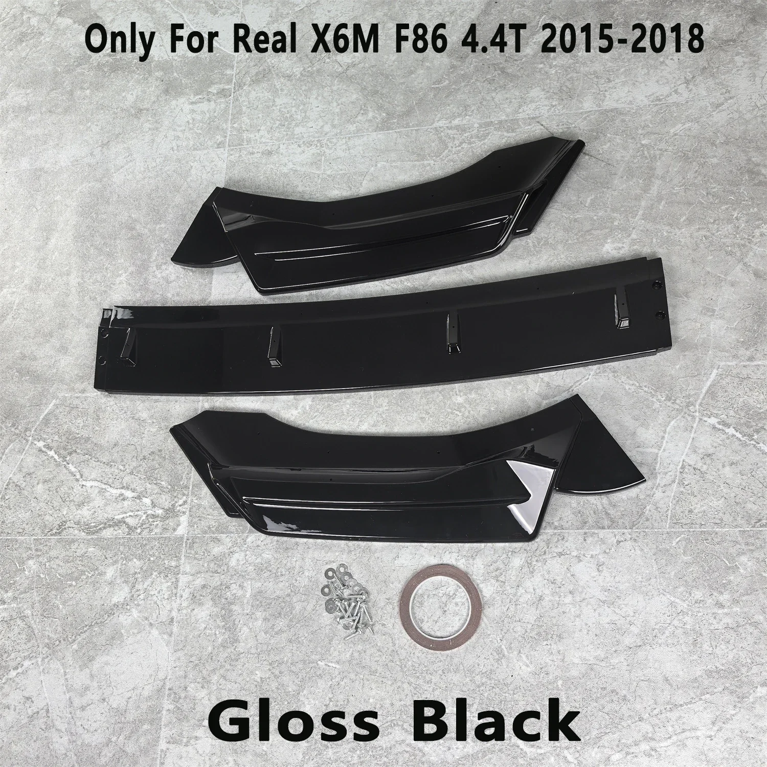 

Передний бампер из АБС-пластика Max Style, сплиттер, спойлер, диффузор для BMW X5M F85 X6M F86 4,4TV8 Real M 2015-2018, комплекты кузова, тюнинг