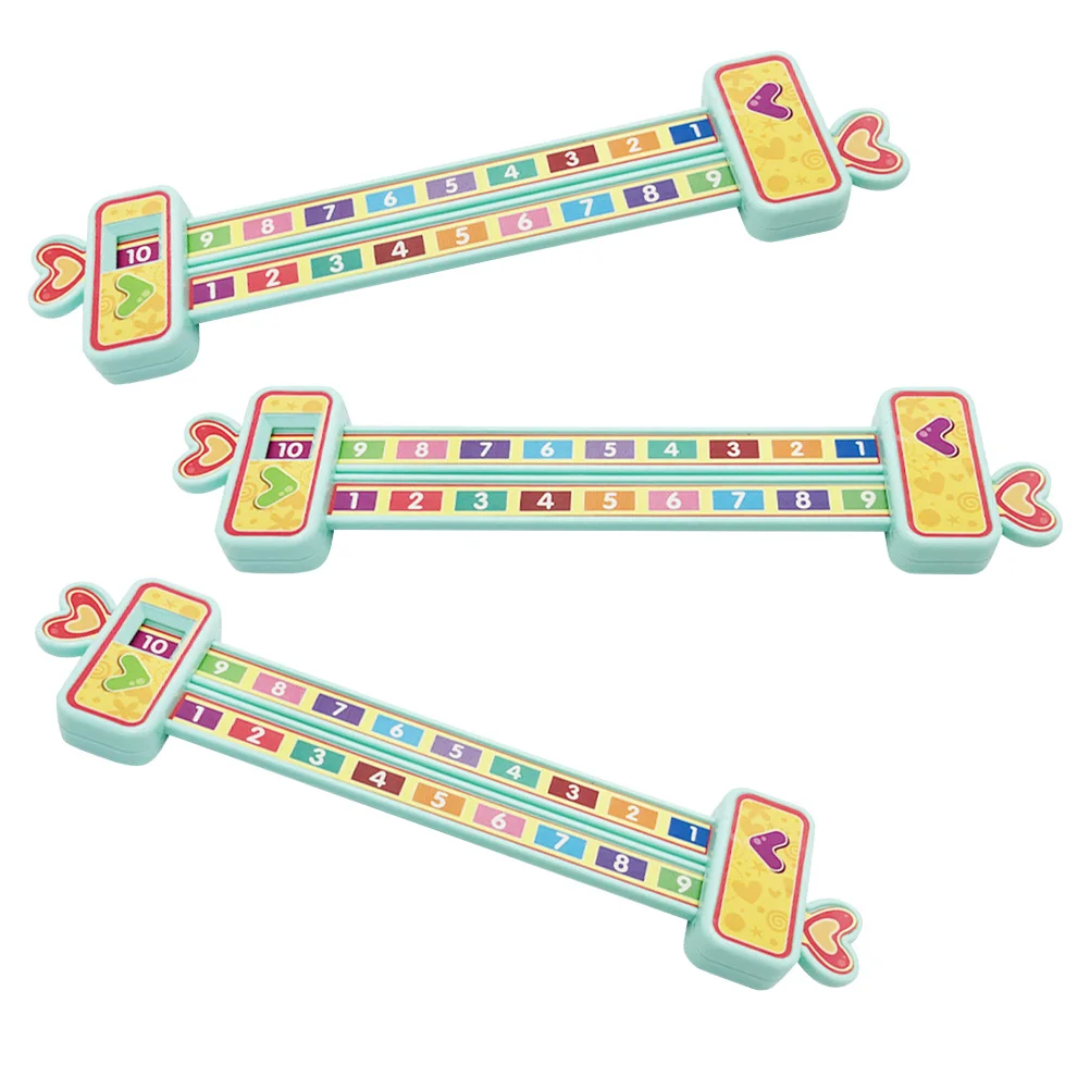 

3 PCS Math Toys Early Education Numbers Decomposition Ruler Kids Puzzle Matching Child