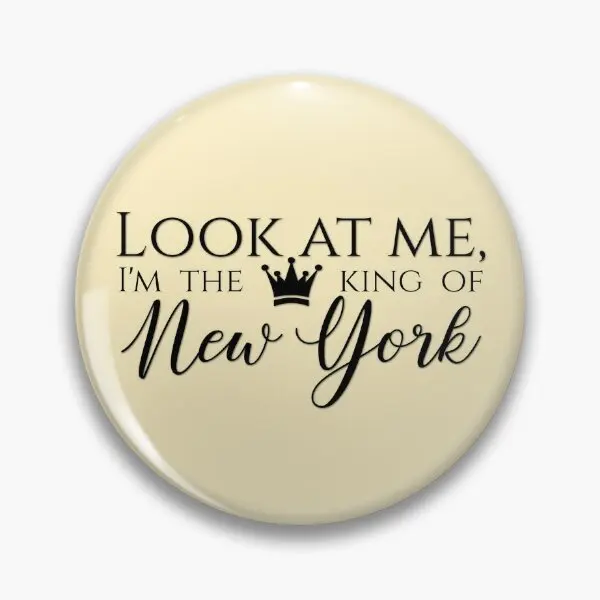 Мягкая булавка на пуговицах Король Нью-Йорка значок для шляпы лацкан женская