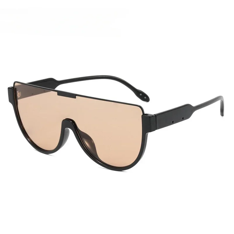 Солнцезащитные очки в винтажном стиле женские цельные аксессуары полуоправе с