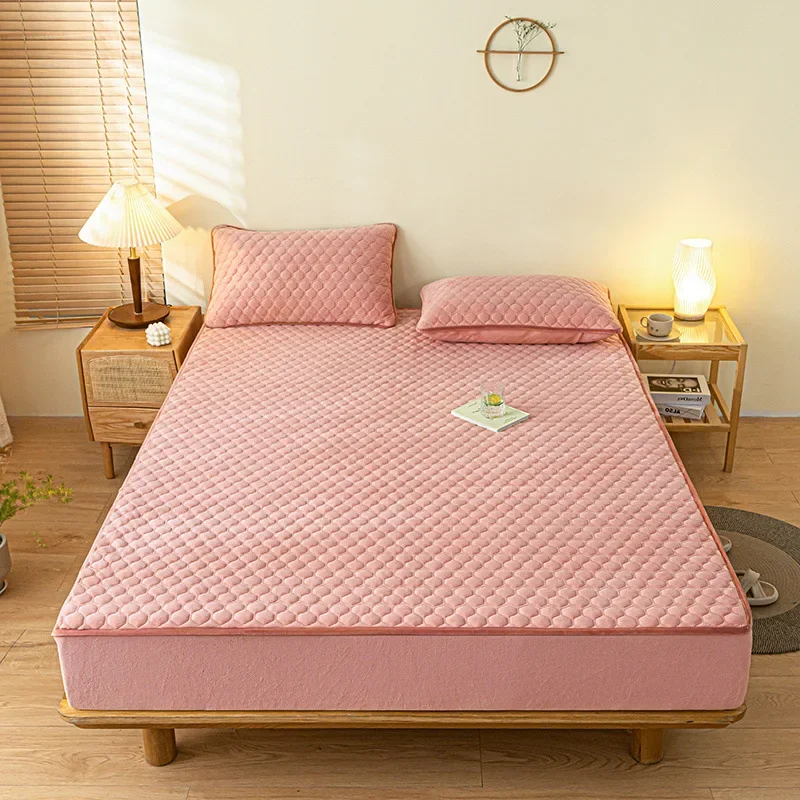 

Наматрасник, простыня, утолщенная Антибактериальная простыня, протектор постельного белья с эластичными лентами, Королевский размер