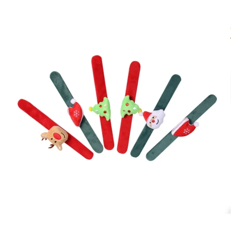 

Pop Ring Christmas Decoration Small Deer Children Adult Bracelet Christmas Gift Peripheral Good Things Flannel Plaything Hot