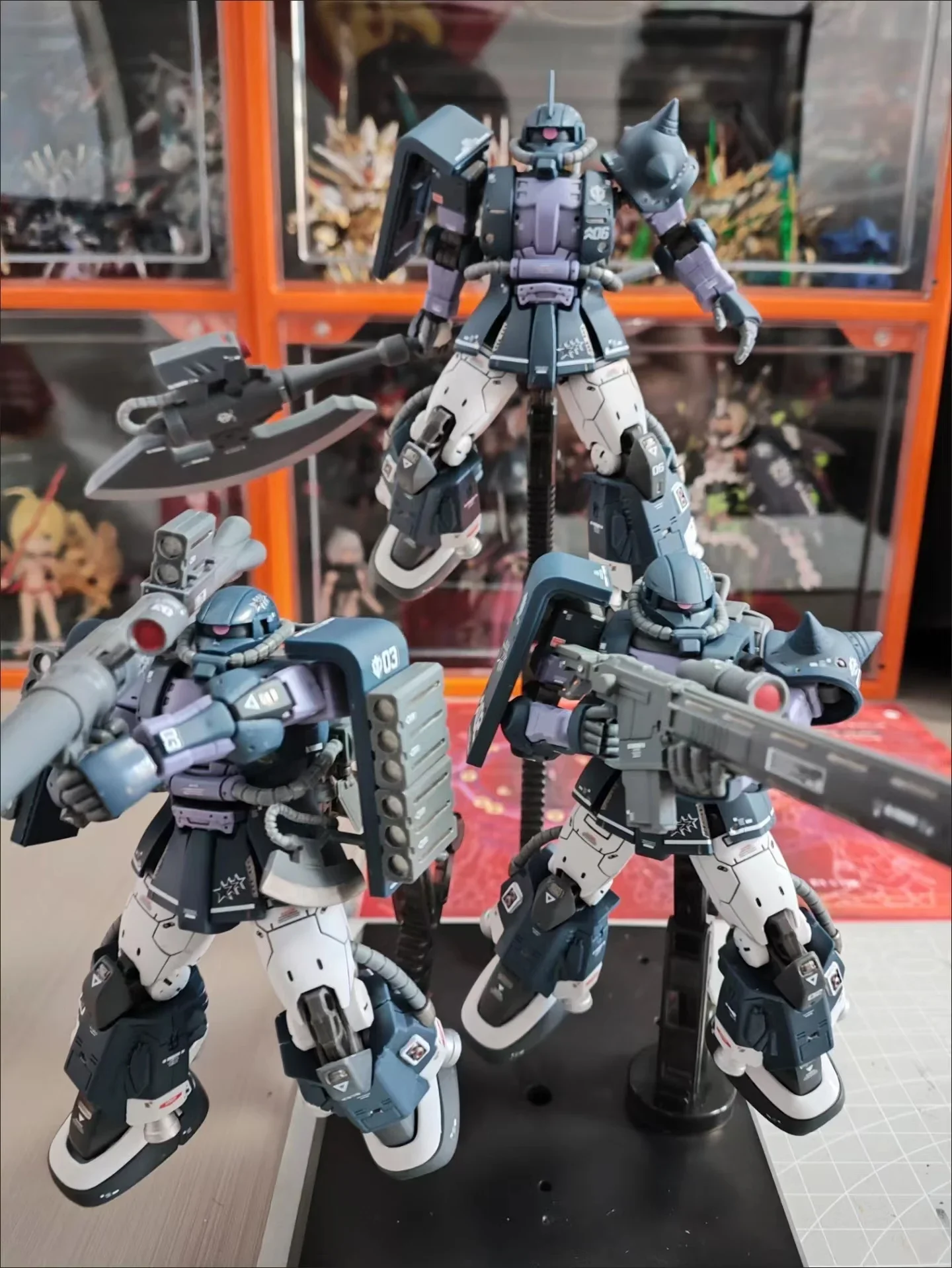 1/144 HG Origin Zakue II High Mobility Type Zeon Black Tri-Starars (Gaia/Mash) Комплект сборки модели Коллекционная