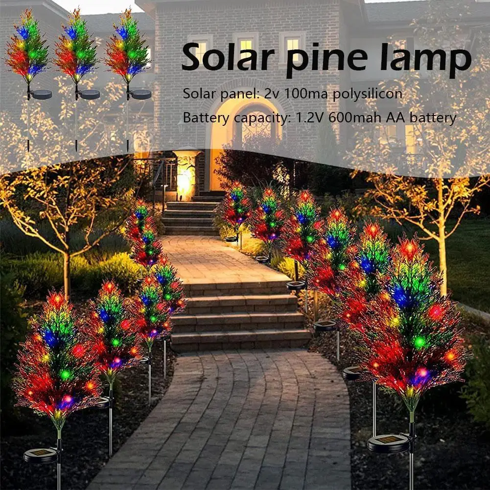 

1/2/4/6 шт., водонепроницаемые садовые фонари на солнечной батарее