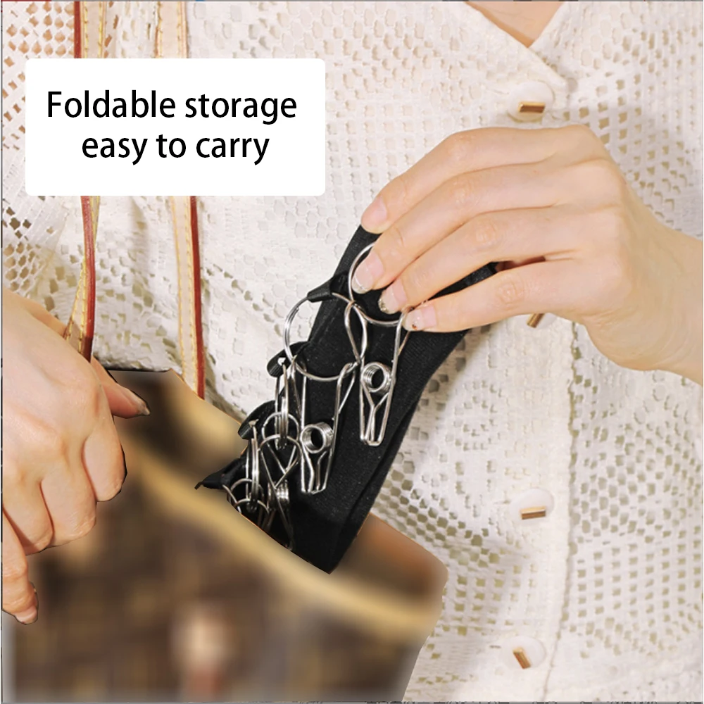 1 шт. зажим для шляпы и носков из нержавеющей стали