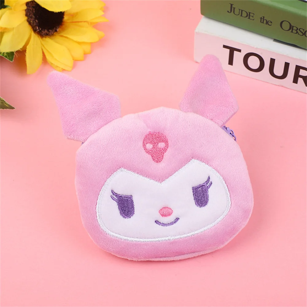 Плюшевый мелодий Sanrio My Melody Kuromi Cinnamoroll мягкий мешочек для денег с животными