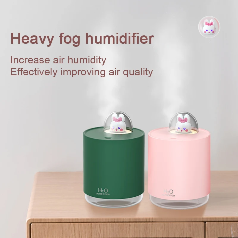 

Портативный увлажнитель воздуха H2O, 300 мл, для дома и офиса