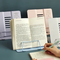 student multi functional reading rack metal bookshelf book holder typewriter rack reading bracket stand for books stationery