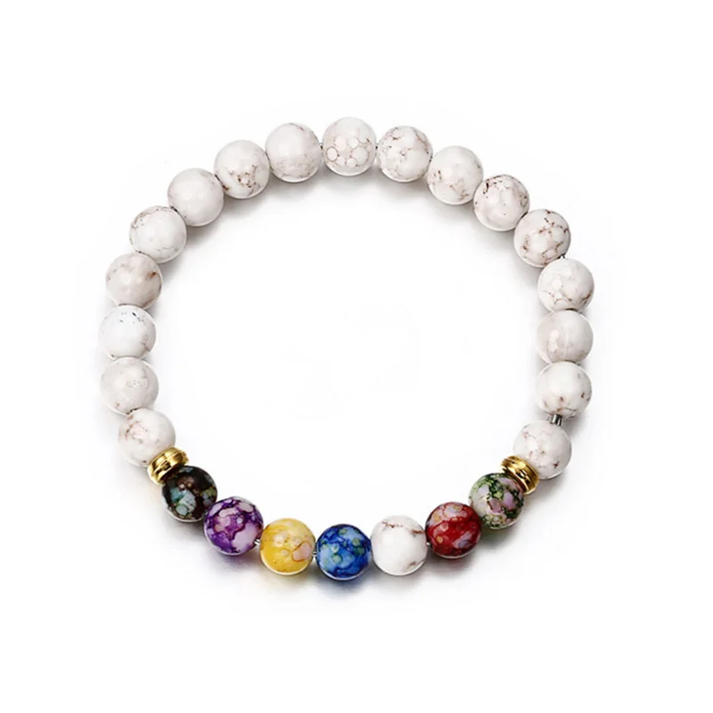 

New Fashion 8mm Naturalc Men's Bracelet for Women Trendy Wrist Jewelry Gift