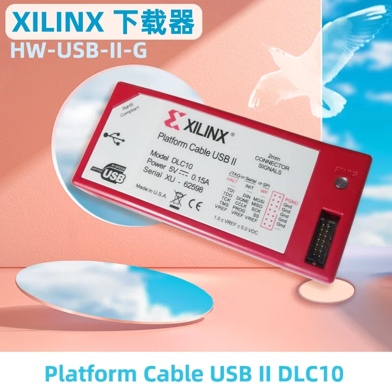 Загрузчик Xilinx HW-USB-II-G DLC10 Платформа Кабель USB jtag
