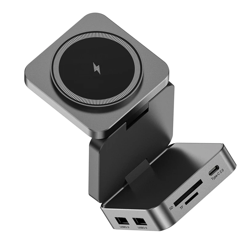 Док-станция 10 в 1 с магнитным всасыванием из алюминиевого сплава