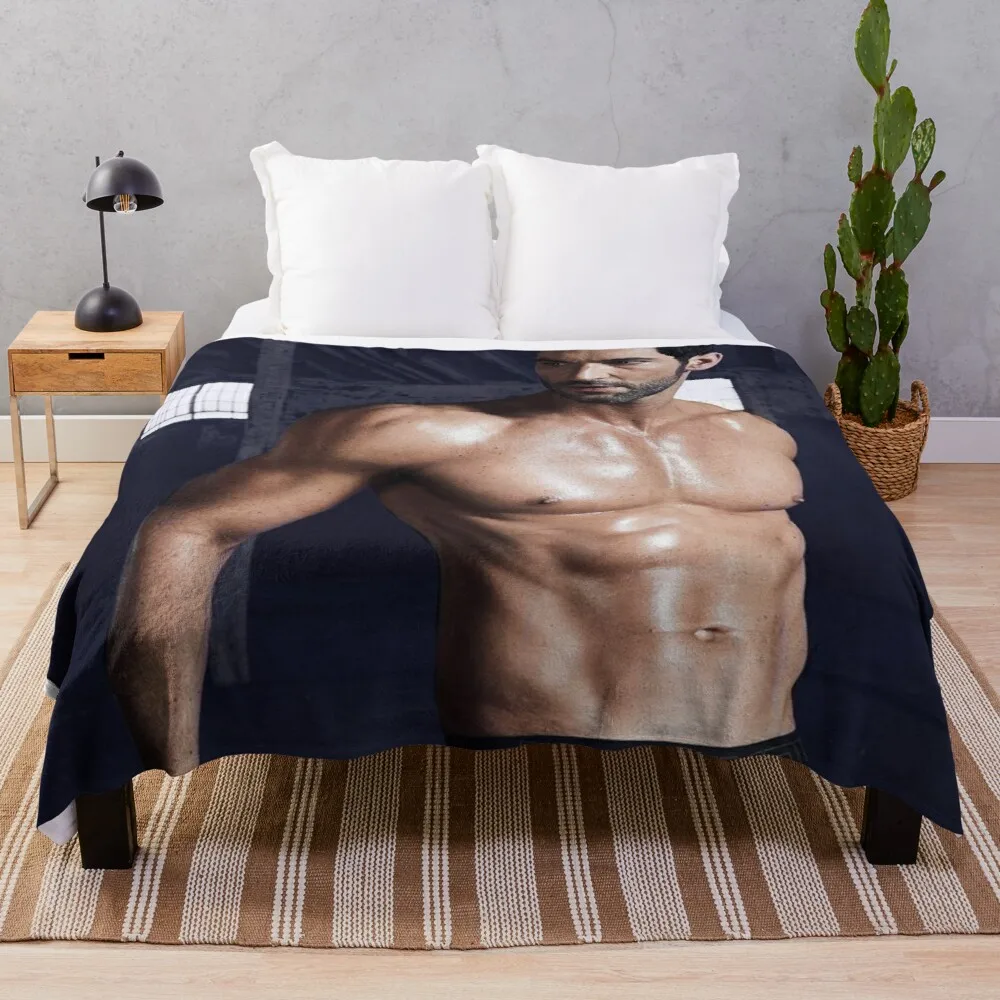 

Tom Ellis Throw Blanket blanket sofa