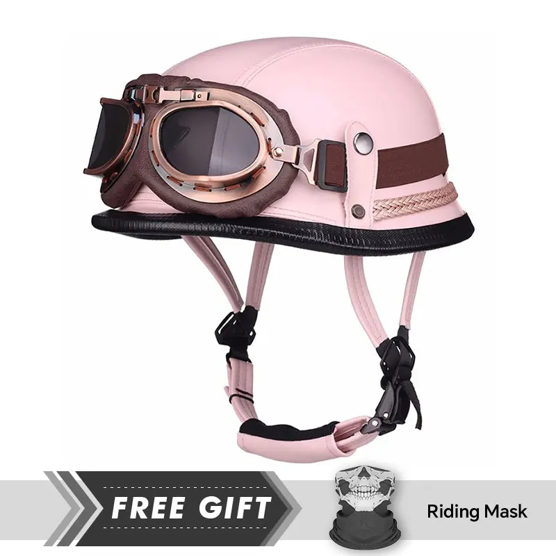 Защитный полулицевой шлем для езды мужские и женские мотоциклетные шлемы