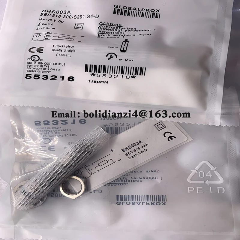 Новый датчик бесконтактного переключателя BHS0037 BES 516-300-S281-S4-D В наличии