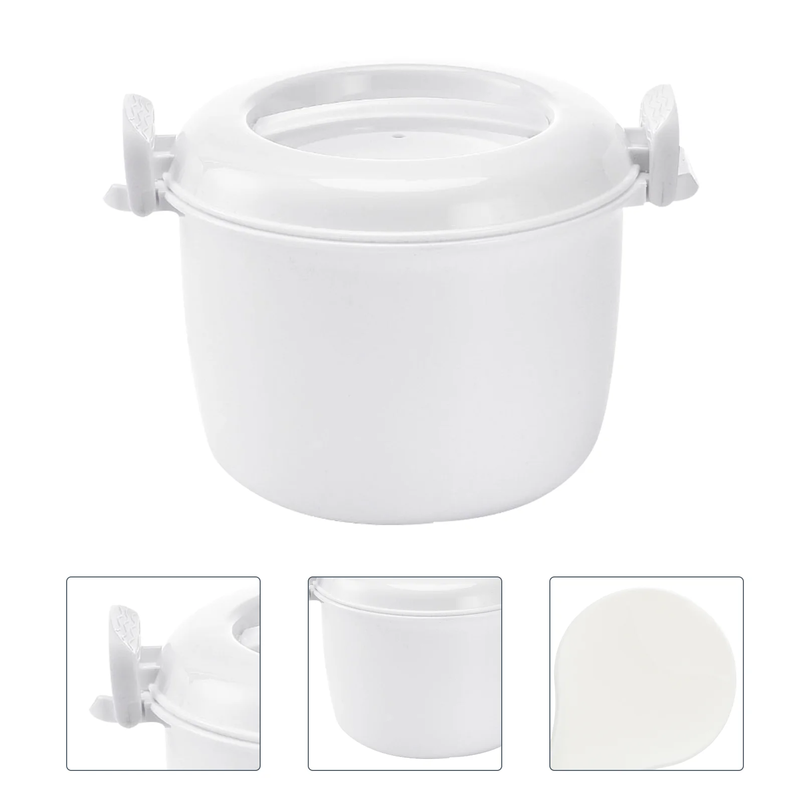 

Rice Cooker Microwave Steamer Cookware Pasta Maker Travel Pot Oven Mini Bowl Cup Portable Vegetable Cooking Micro Plastic