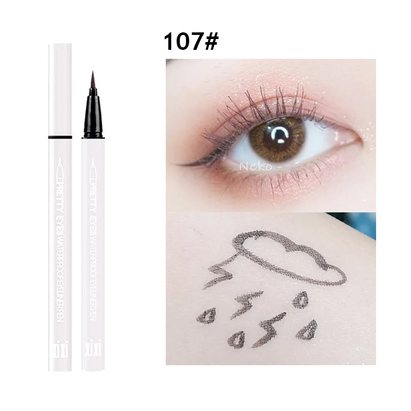 

1pcs Matte Eyeliner Pen Waterproof Eye Liner Pen Colorful Long-lasting Liquid Eyeliner Women Beauty Makeup Cosmetics Tool
