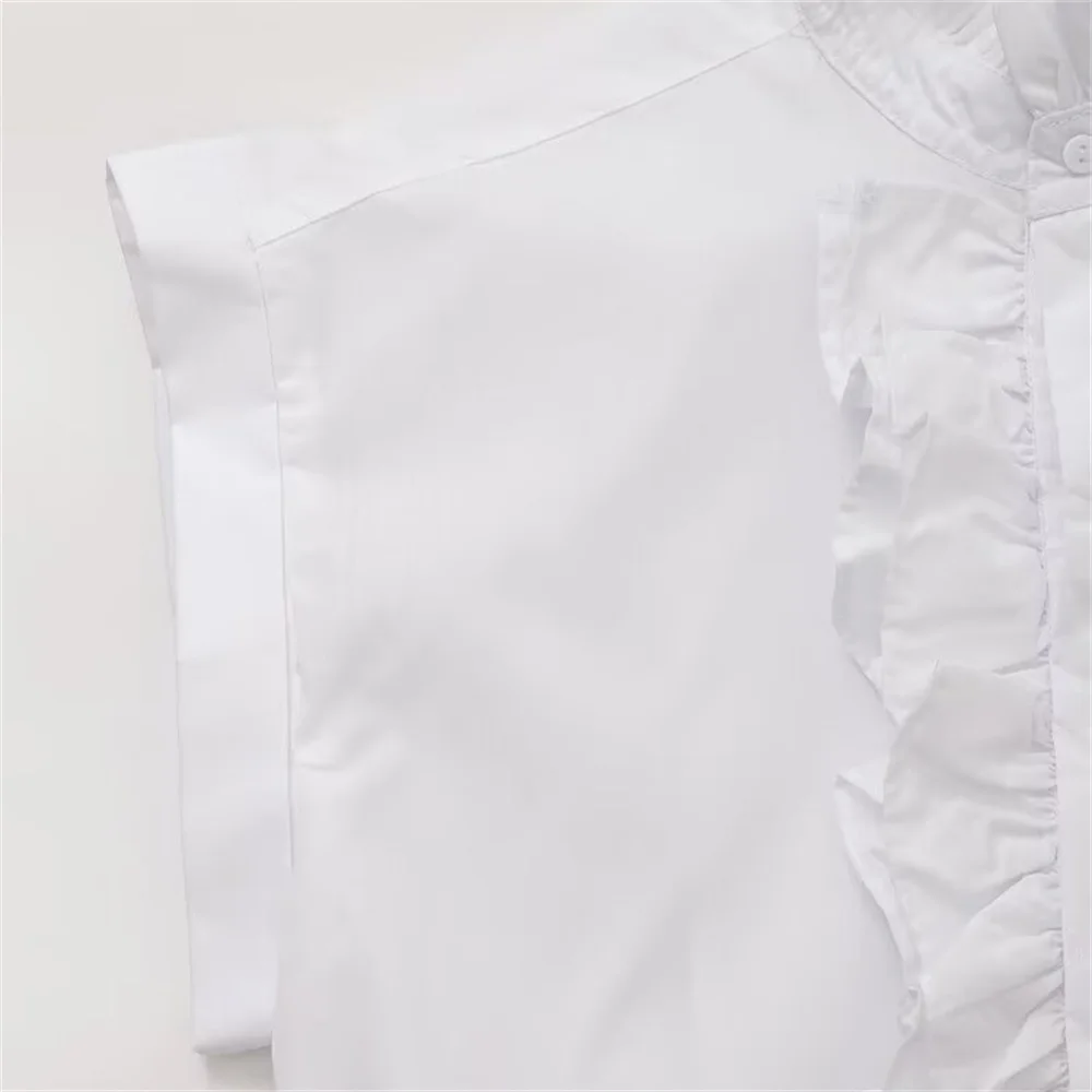 Женская универсальная рубашка Zarb однотонная блузка без рукавов в повседневном