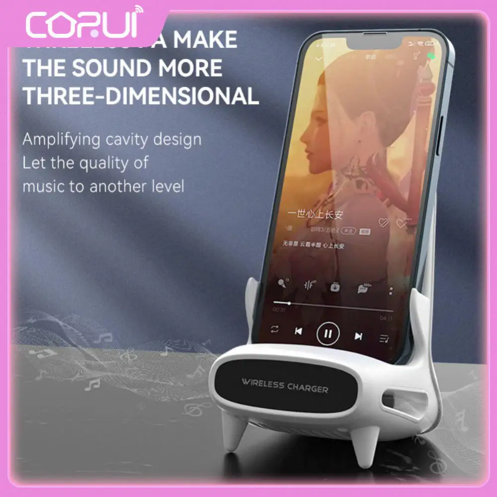 

15w Universal Vertical Wireless Fast Charge Wireless Fast Charge Qi Stand Mobile Phone Holder Qi Wireless Charging