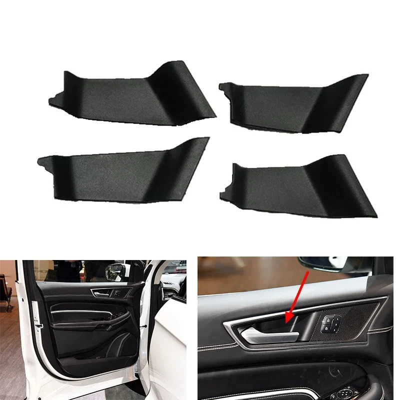 Внутренняя дверная ручка с винтовой крышкой декоративная накладка черная крышка