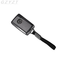 carbon fiber alloy car remote key fob shell cover case for mazda 3 alexa cx4 cx5 cx8 2019 2020 3button smart remote car key