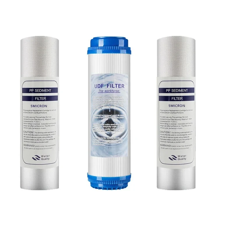 10-дюймовый универсальный первый три фильтрующих элемента полипропилен хлопок Udf