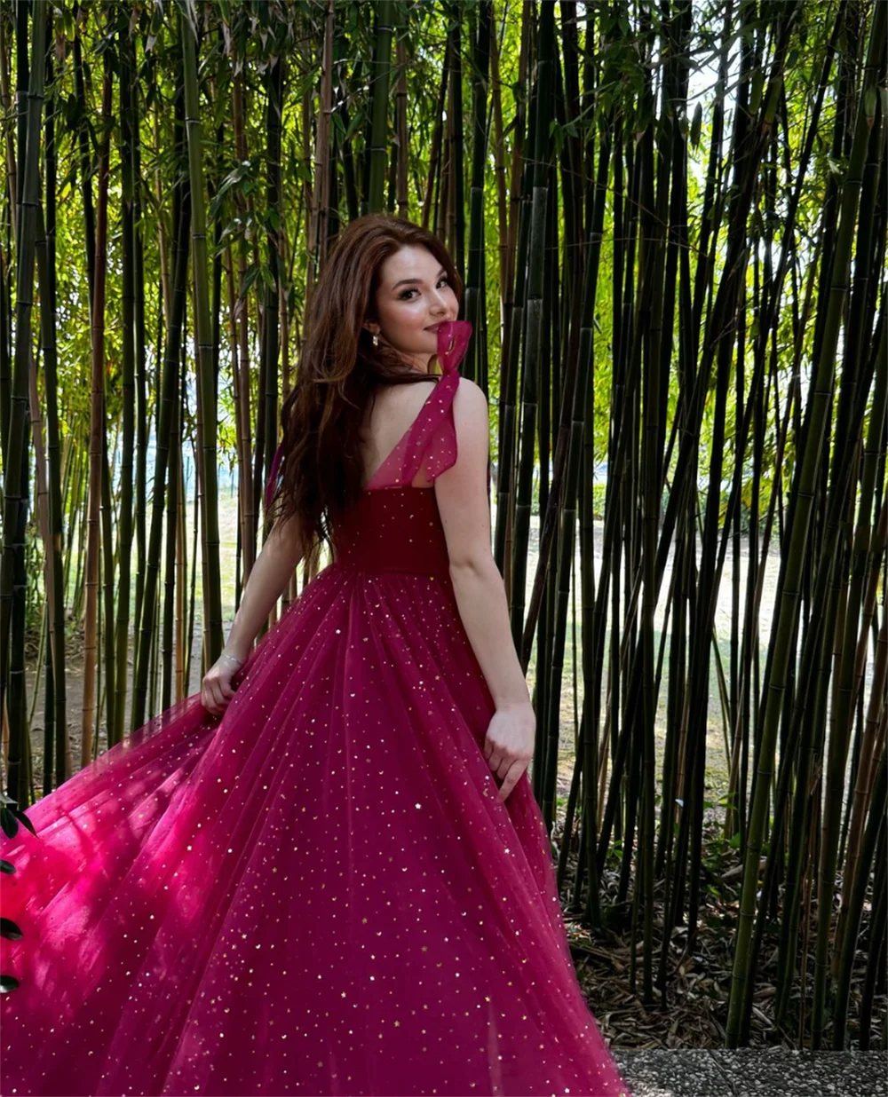 Annie Sweetheart Фиолетовое свадебное платье Блестящие тюлевые платья принцессы для