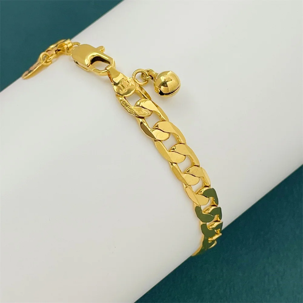 Стильный золотой цветной 6 мм Боковой браслет Лидер продаж ювелирные изделия