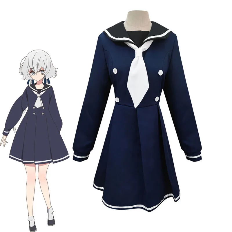 

Konno Junko Cosplay Dress Zombie Land Saga Revenge Costume Schoolgirl Sailor Suit Girls JK Uniform Skirts