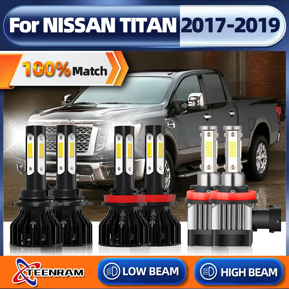 

30000LM Canbus Car Led Headlight 6000K HB3 9005 H11 Bulbs 3570 CSP Chips Fog Lamp 360W 12V For NISSAN TITAN 2017 2018 2019