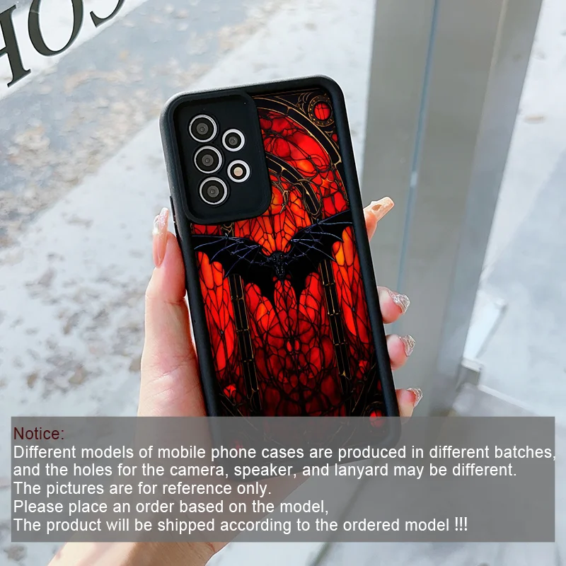 Фото Creative Ancient Card Bat Pattern Phone Case for Motorola Moto Edge 50 Fusion 40 Neo E40 E32 G85 G84 G75 G54 G24 G05 Soft Covers №2