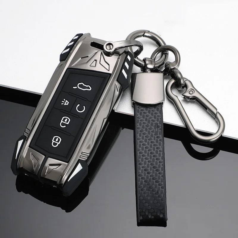 

Car Remote Key Case Cover For GAC Trumpchi GS7 GS8 GM8 GS5 GA6 GM6 Key Protect Holder Fob Keychain Accessories Car-Styling