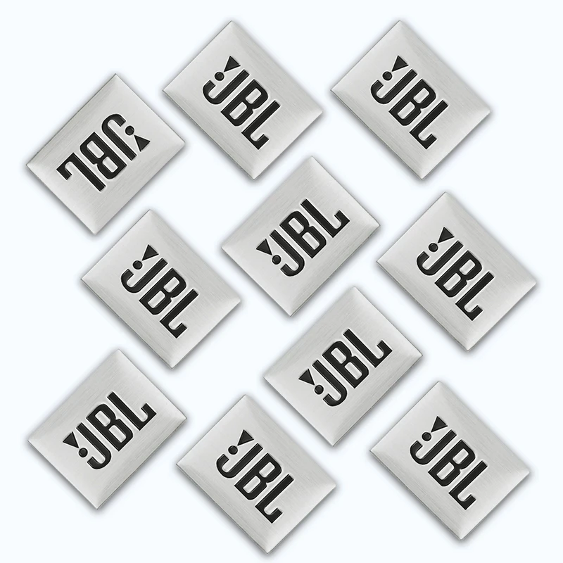 

5/10pcs Car Speaker Audio Decorate 3D Aluminum JBL Badge Emblem Sticker For Peugeot 6 207 306 307 508 106 107 108 2008 3008 5008