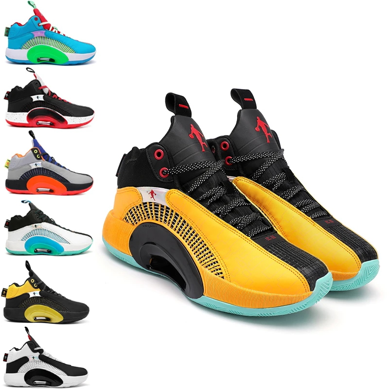 2022 мужские низкие баскетбольные туфли модная желтая обувь кроссовки детская