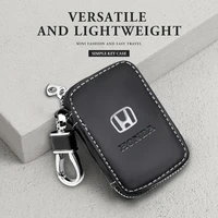 1pcs car styling leather car function keychain bag zipper wallet case for honda accord city 4d civic 3d 4d 5d hybrid cr z jazz