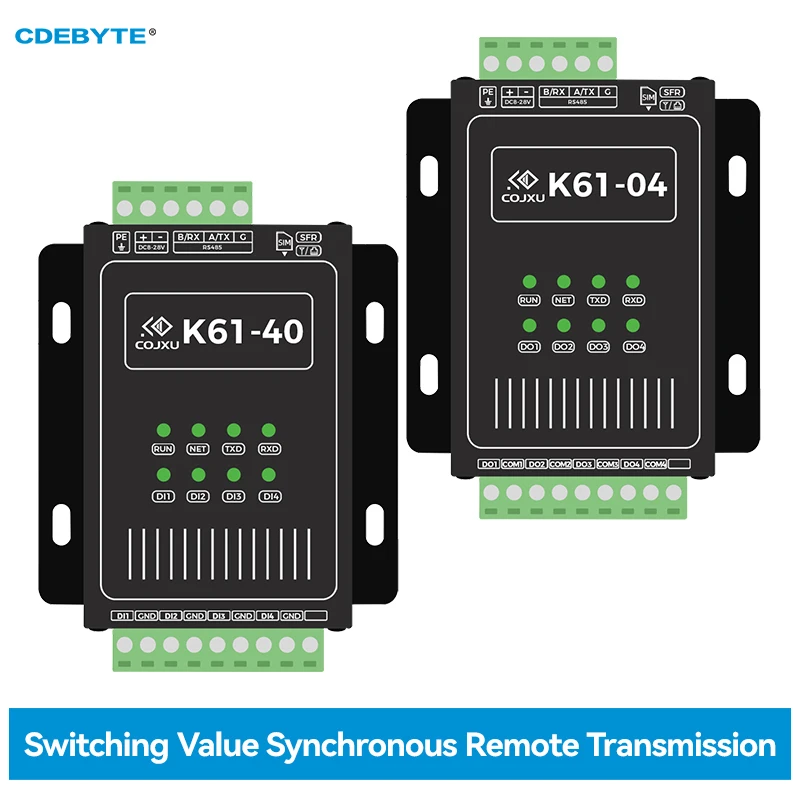 Switching Value RS485 CDEBYTE K61-DL20 Data Transparent Remote Transmission Modbus RTU/TCP Hardware Watchdog Anti-Interference