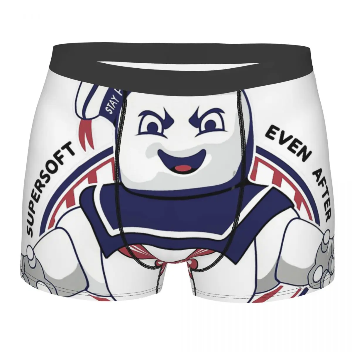 

Ghostbusters Stay Puft Marshmallows Man's Boxer Briefs Breathable Creative Underwear High Quality Print Shorts Gift Idea