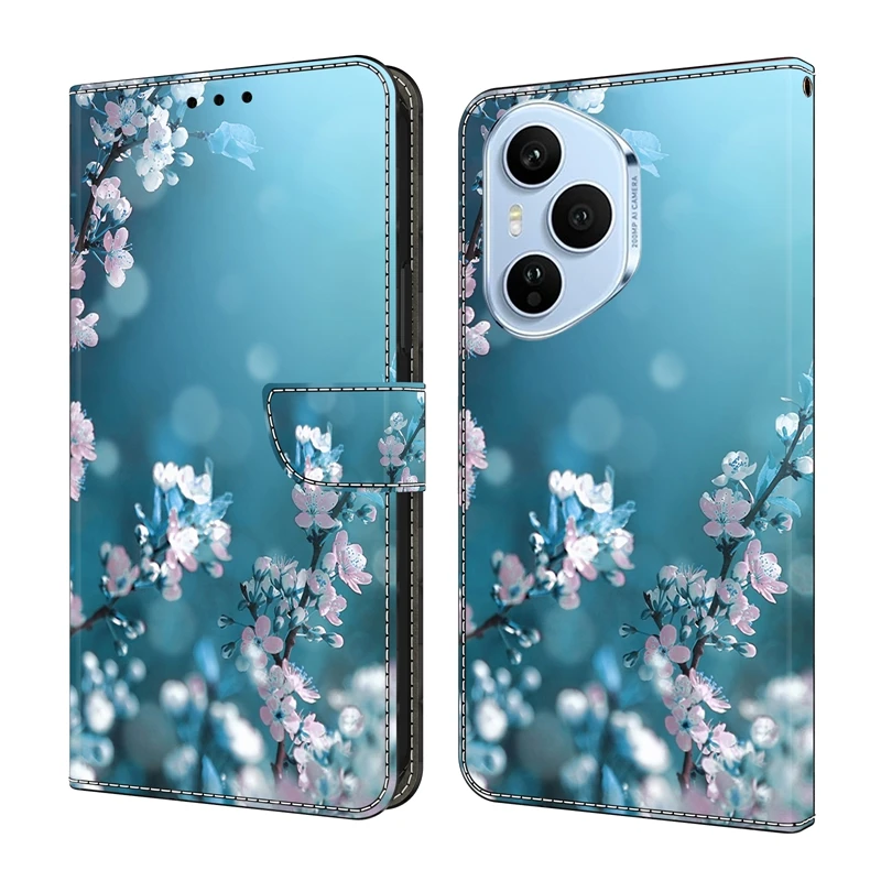 Фото Чехол-книжка-книжка с рисунком для Honor 400, чехол-книжка с рисунком для Huawei Honor 400 DNY-NX9, чехол для телефона Honor 400, чехол Fundas №3