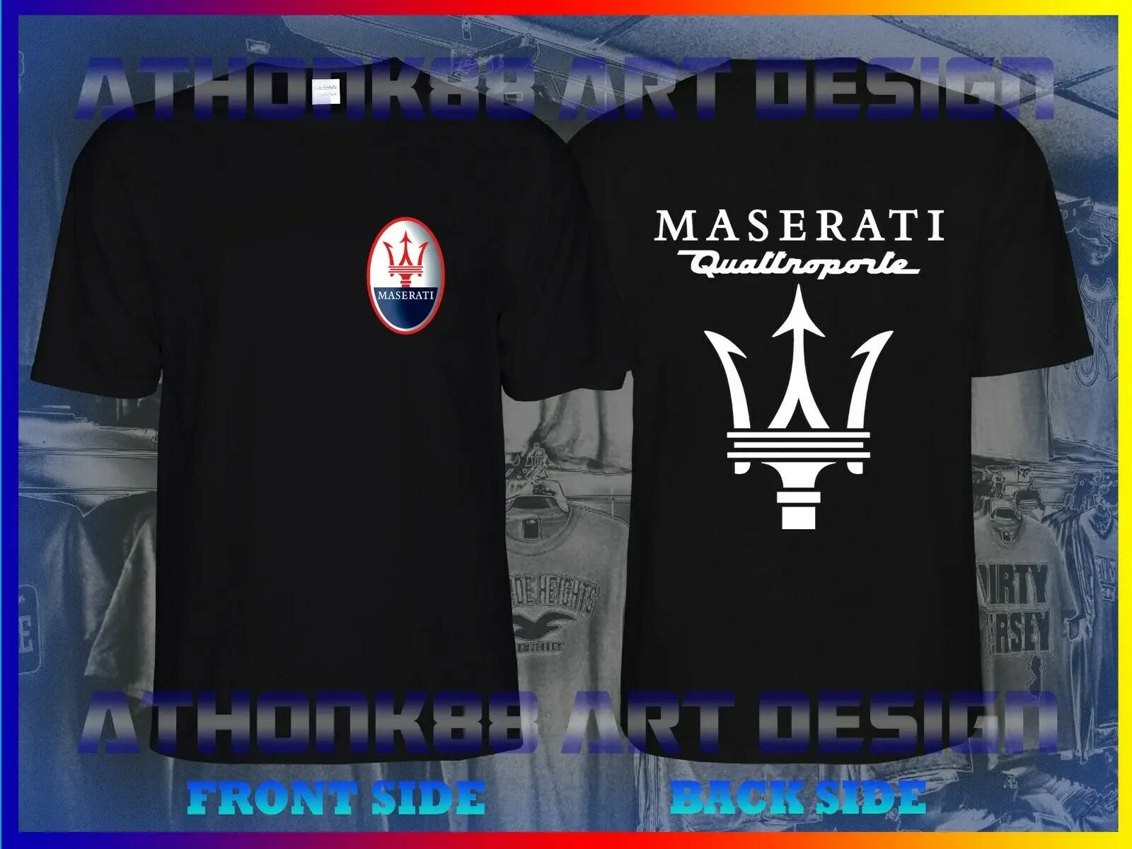 

2022 NEW Maserati Quattroporte T-SHIRT Maserati MEN'S T-SHIRT
