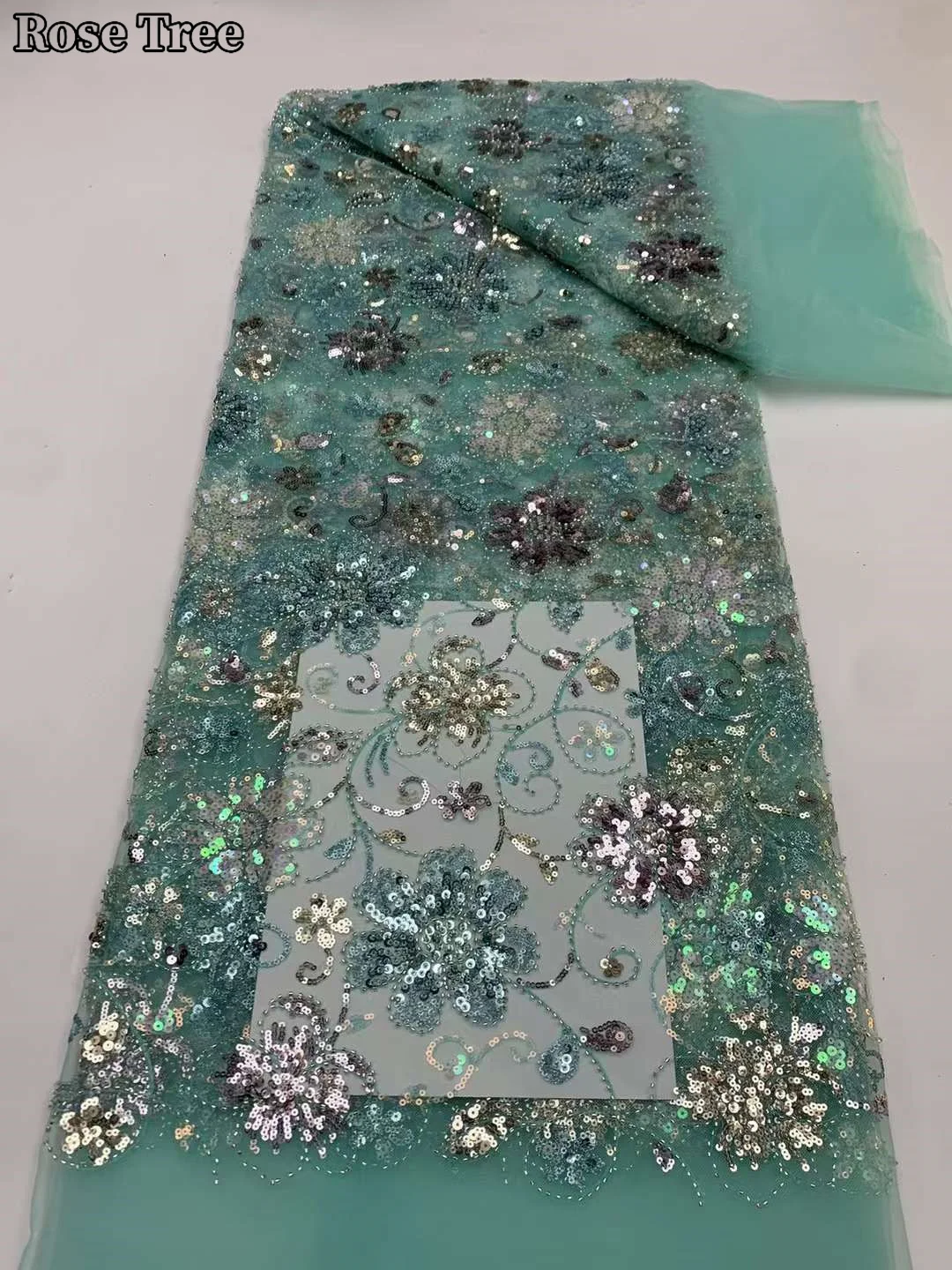 Роскошная африканская Тяжелая кружевная