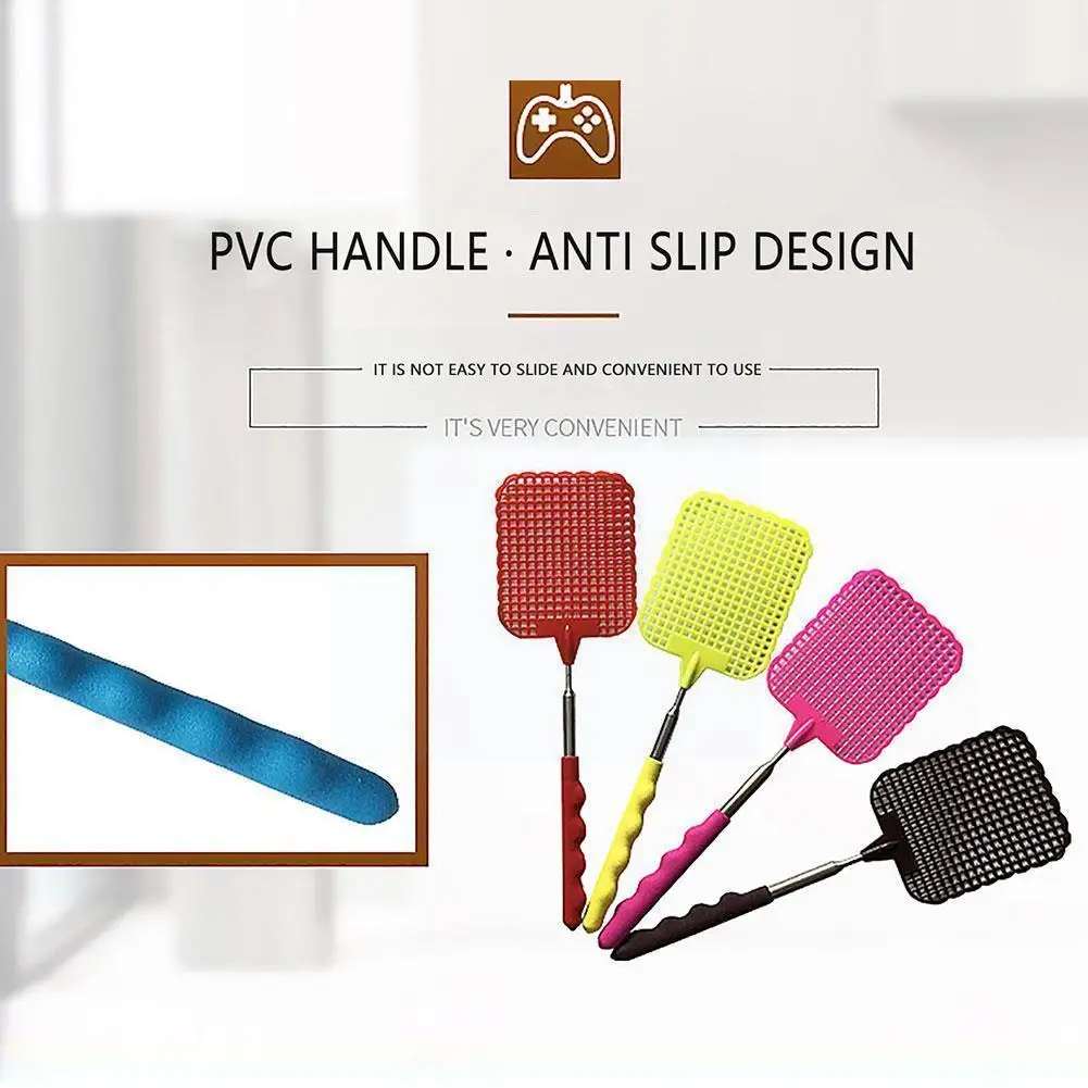 

Portable Fly Swatters Telescopic Extendable Fly Swatter Pest Swatter Retractable Supp Prevent Trap Mosquito Killler Flies G S4c3