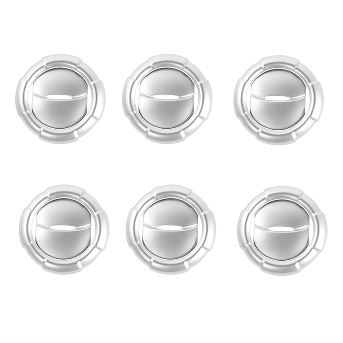 

Наклейки на приборную панель автомобиля, кондиционер, решетка вентиляционного отверстия для Suzuki Jimny JB74 2019-2022, аксессуары, серебристые