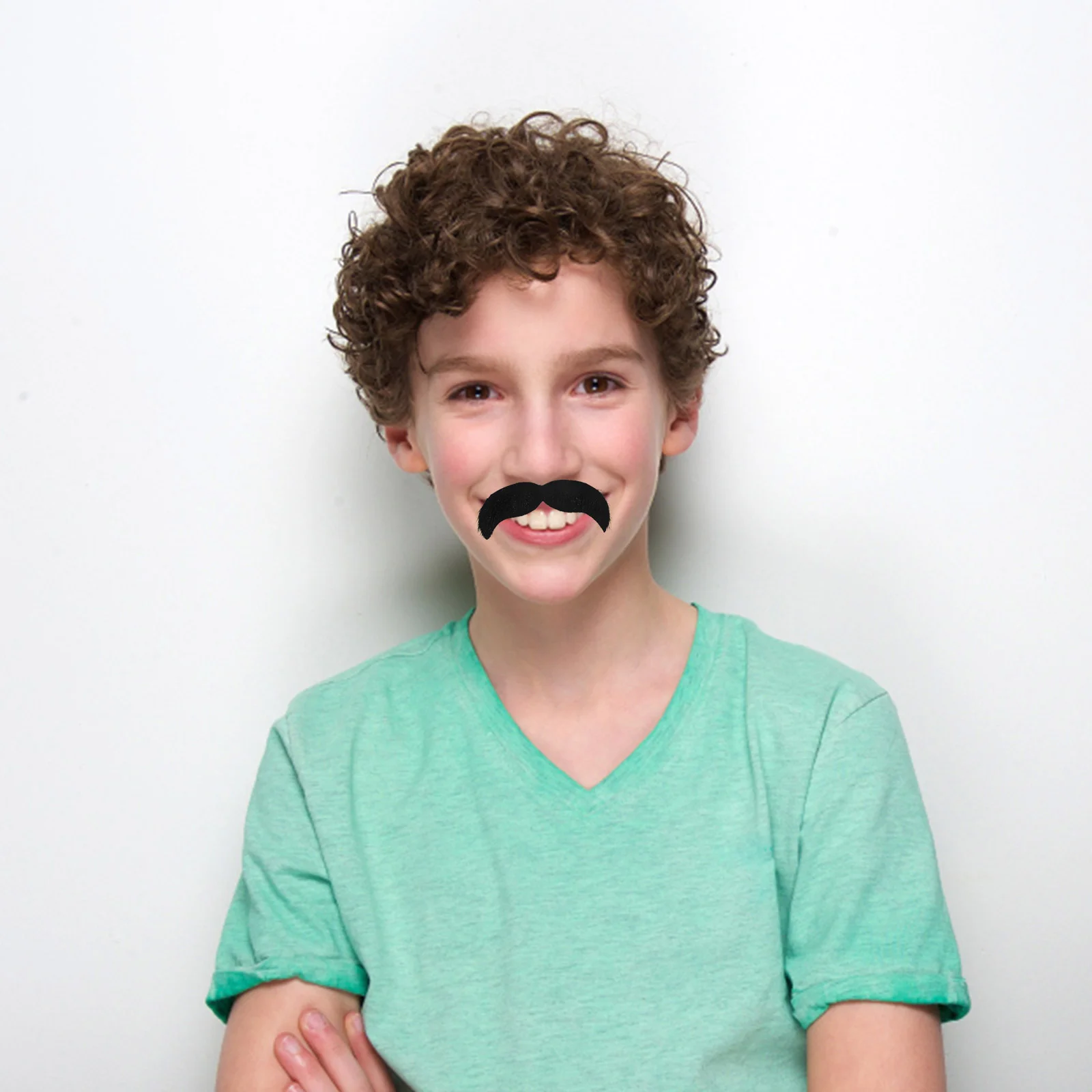 Щетка для усов с имитацией бороды мужчин черный наряд реалистичная имитация