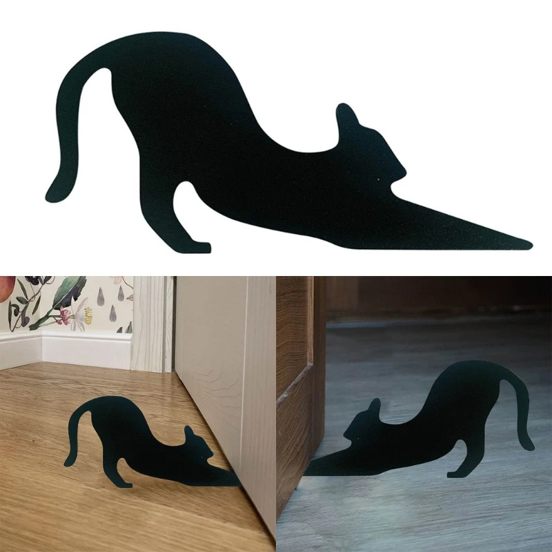 

Halloween Black Cat Door Stop Security Door Stop Door Holder Decorative Doorstop for Kids Bedroom Playing Drop Shipping