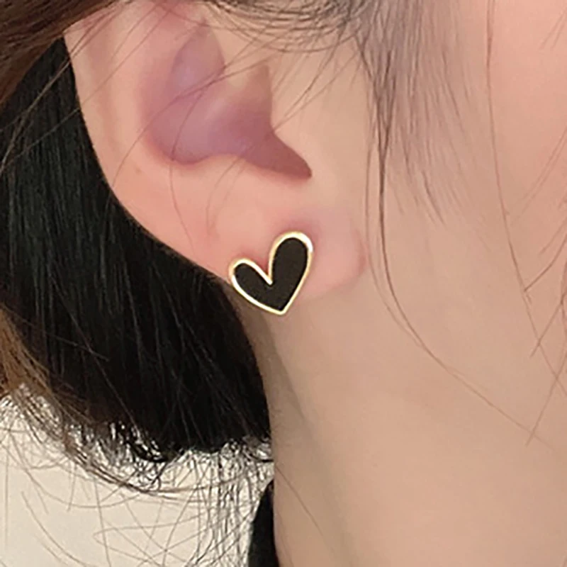 Женские серьги-гвоздики FOXANRY модные корейские милые маленькие и простые серьги в