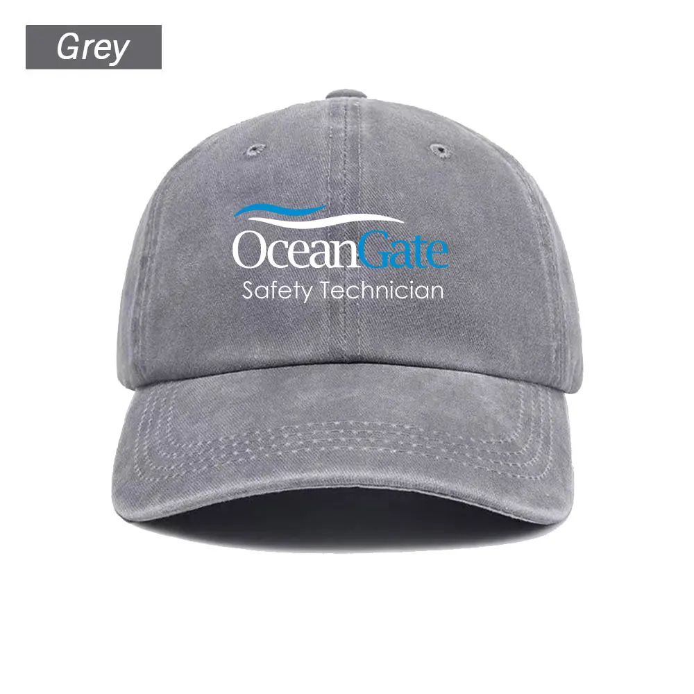 Фото Винтажная бейсболка Kpop OceanGate Safety Technician SHOTTIES, хлопковая, с эффектом потертости, в стиле тракер, для уличной моды, летняя, от солнца №4